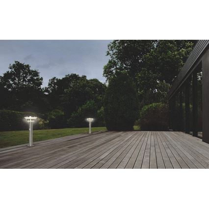 Ledvance - LED Prigušiva solarna lampa sa senzorom CIRCLE LED/6W/3,2V 2200 mAh IP44
