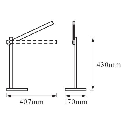 Ledvance - LED Prigušiva stolna lampa PANAN LED/7W/230V