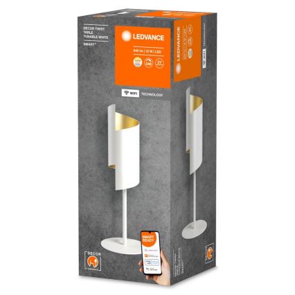 Ledvance - LED Prigušiva stolna lampa SMART+ DECOR TWIST LED/12W/230V 3000-6500K Wi-Fi bijela