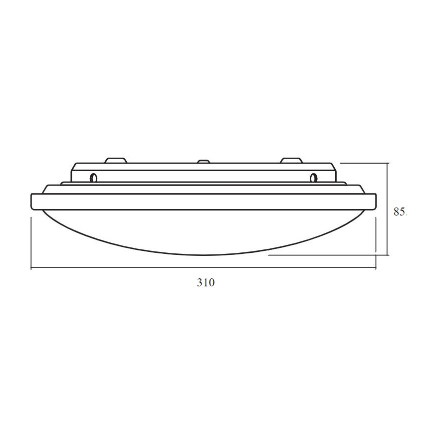 Ledvance - LED Prigušiva stropna svjetiljka ORBIS LED/17W/230V 2700-6500 + daljinski upravljač