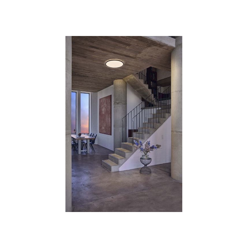 Ledvance - LED Prigušiva stropna svjetiljka ORBIS LED/22W/230V crna