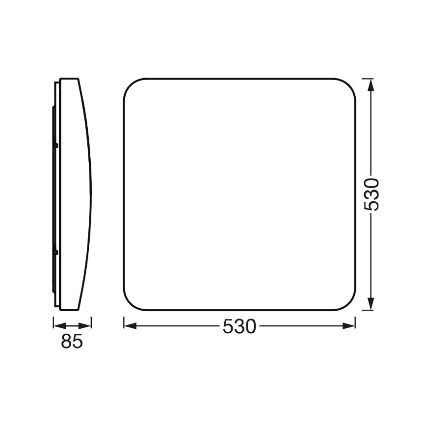 Ledvance - LED Prigušiva stropna svjetiljka SMART+ CLEAM LED/42W/230V 300-6500K Wi-Fi