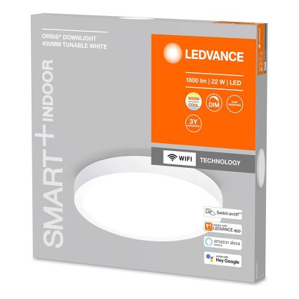 Ledvance - LED Prigušiva stropna svjetiljka SMART+ DOWNLIGHT LED/22W/230V 3000-6500K Wi-Fi