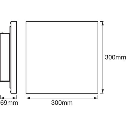 Ledvance - LED Prigušiva stropna svjetiljka SMART+ FRAMELESS LED/20W/230V Wi-Fi