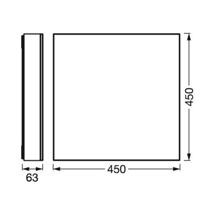 Ledvance -LED Prigušiva stropna svjetiljka SMART+ FRAMELESS LED/24,5W/230V 3000-6500K Wi-Fi