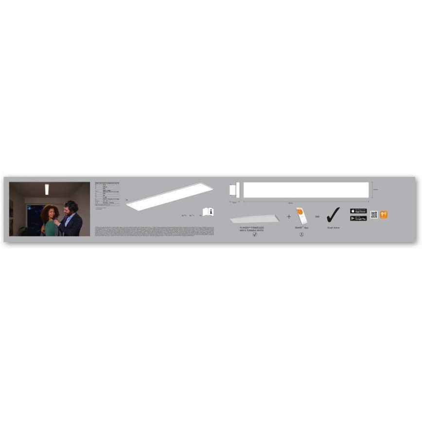Ledvance - LED Prigušiva svjetiljka SMART+ FRAMELESS LED/27W/230V 3000K-6500K Wi-Fi