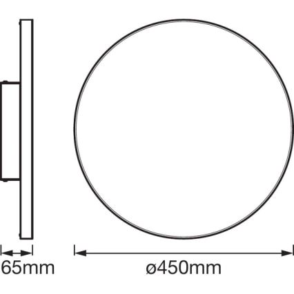 Ledvance - LED Prigušiva svjetiljka SMART+ FRAMELESS LED/28W/230V 3000K-6500K Wi-Fi