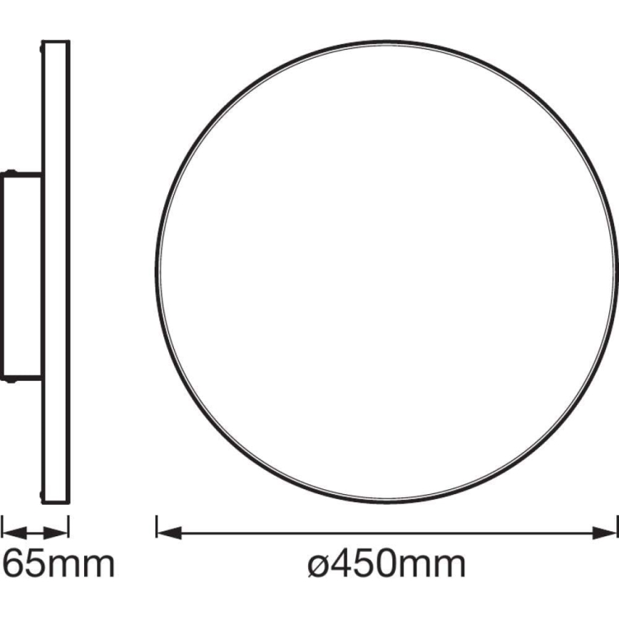 Ledvance - LED Prigušiva svjetiljka SMART+ FRAMELESS LED/28W/230V 3000K-6500K Wi-Fi