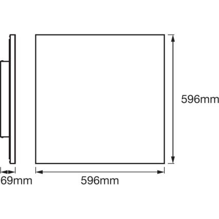 Ledvance - LED Prigušiva svjetiljka SMART+ FRAMELESS LED/40W/230V 3000K-6500K Wi-Fi