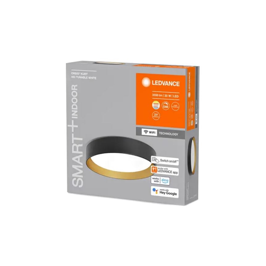 Ledvance - LED Prigušiva stropna svjetiljka SMART+ KURT LED/30W/230V 2700-6500K Wi-Fi