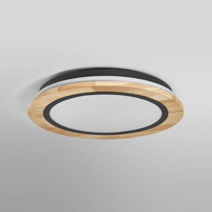 Ledvance - LED Prigušiva stropna svjetiljka SMART+ ORBIS WOOD LED/24W/230V 2700-6500K hrast Wi-Fi