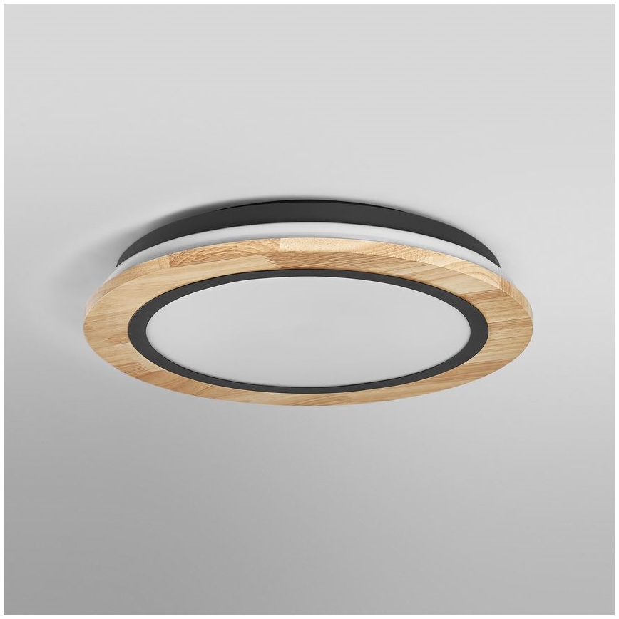 Ledvance - LED Prigušiva stropna svjetiljka SMART+ ORBIS WOOD LED/24W/230V 2700-6500K hrast Wi-Fi