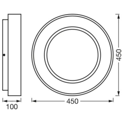 Ledvance-LED Prigušiva stropna svjetiljka SUN@HOME CIRCULAR LED/18,5W/230V Wi-Fi