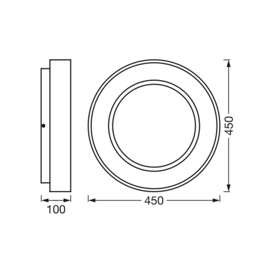 Ledvance-LED Prigušiva stropna svjetiljka SUN@HOME CIRCULAR LED/18,5W/230V Wi-Fi