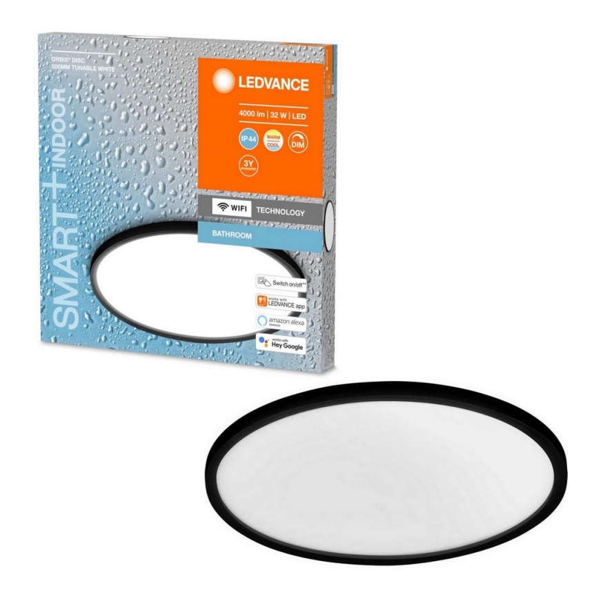 Ledvance - LED Prigušiva stropna svjetiljka za kupaonicu SMART+ DISC LED/32W/230V 3000-6500K Wi-Fi IP44