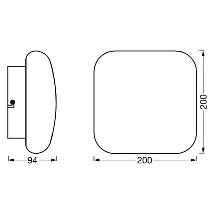 Ledvance - LED Prigušiva svjetiljka za kupaonicu SMART+ AQUA LED/12W/230V 3000-6500K IP44 Wi-Fi