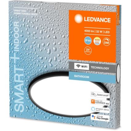 Ledvance - LED Prigušiva stropna svjetiljka za kupaonicu SMART+ DISC LED/32W/230V 3000-6500K Wi-Fi IP44