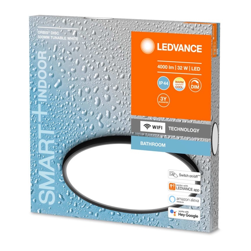 Ledvance - LED Prigušiva stropna svjetiljka za kupaonicu SMART+ DISC LED/32W/230V 3000-6500K Wi-Fi IP44