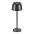 Ledvance - LED Prigušiva vanjska punjiva lampa TABLE LED/2,5W/5V IP54 crna