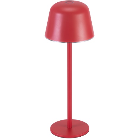 Ledvance - LED Prigušiva vanjska punjiva lampa TABLE LED/2,5W/5V IP54 crvena