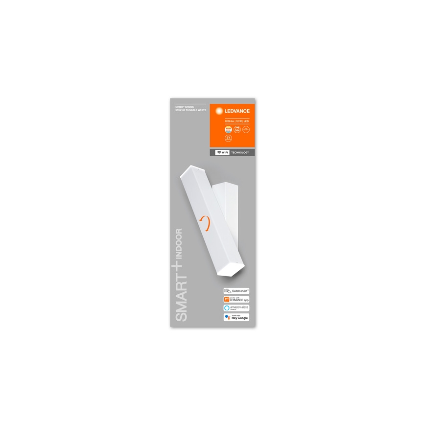 Ledvance - LED Prigušiva zidna svjetiljka SMART+ CROSS 2xLED/6W/230V 3000-6500K Wi-Fi