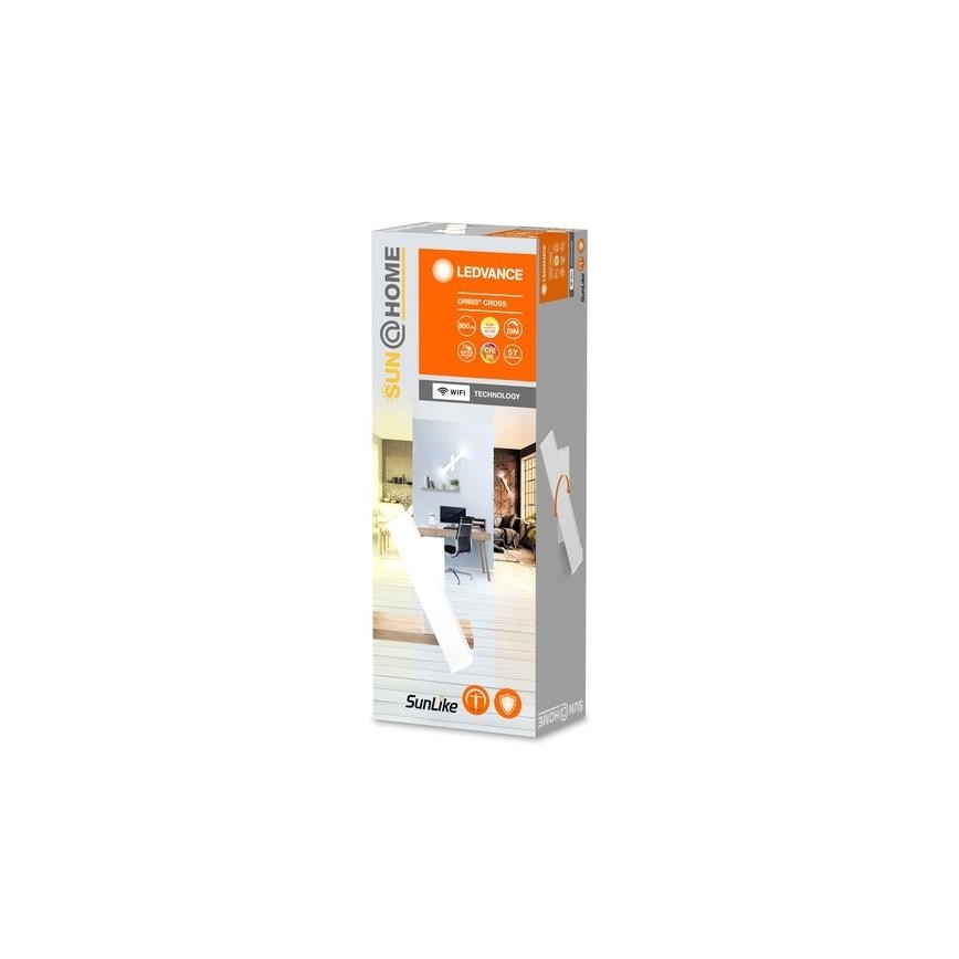 Ledvance - LED Prigušiva zidna svjetiljka SUN@HOME CROSS 2xLED/6W/230V Wi-Fi