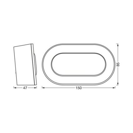 Ledvance - LED Prigušivi digitalni sat LINEAR LED/3,4W/5V