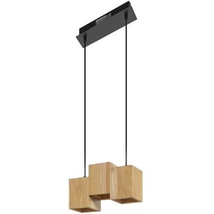 Ledvance - LED Prigušivi luster na sajli DECOR WOOD 3xLED/7W/230V Wi-Fi