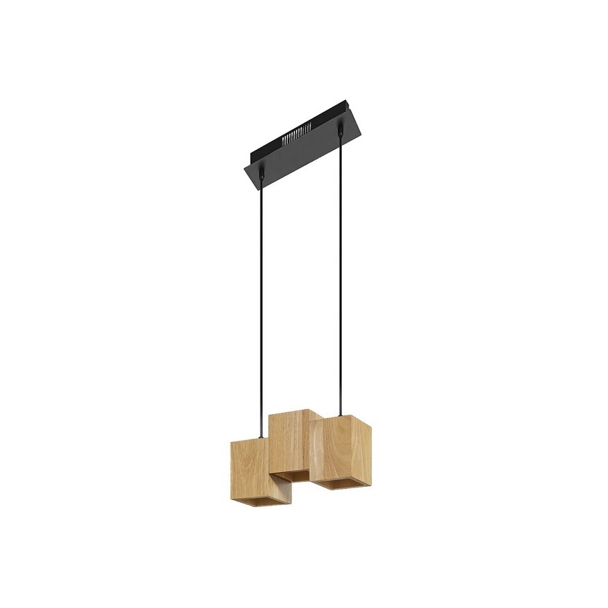 Ledvance - LED Prigušivi luster na sajli DECOR WOOD 3xLED/7W/230V Wi-Fi