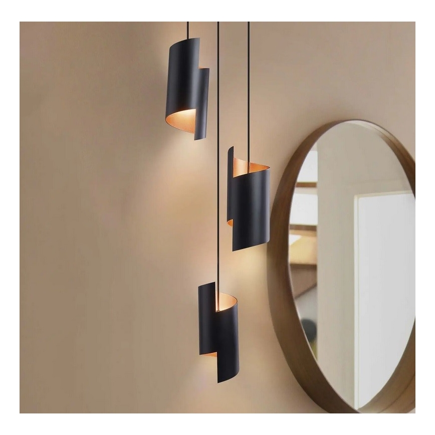 Ledvance - LED Prigušivi luster na sajli SMART+ DECOR 3xLED/8W/230V crna Wi-Fi