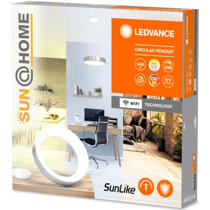 Ledvance - LED Prigušivi luster na sajli SUN@HOME CIRCULAR LED/18,5W/230V Wi-Fi