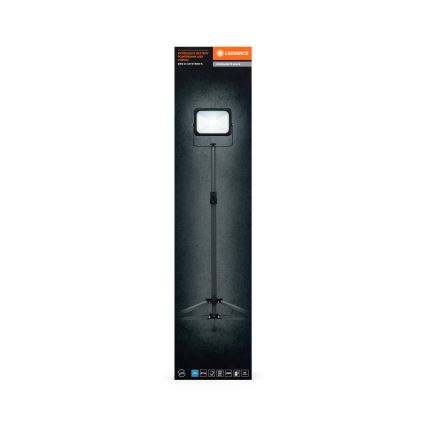 Ledvance - LED Prigušivi reflektor s držačem WORKLIGHT TRIPOD LED/20W/3,7V IP54