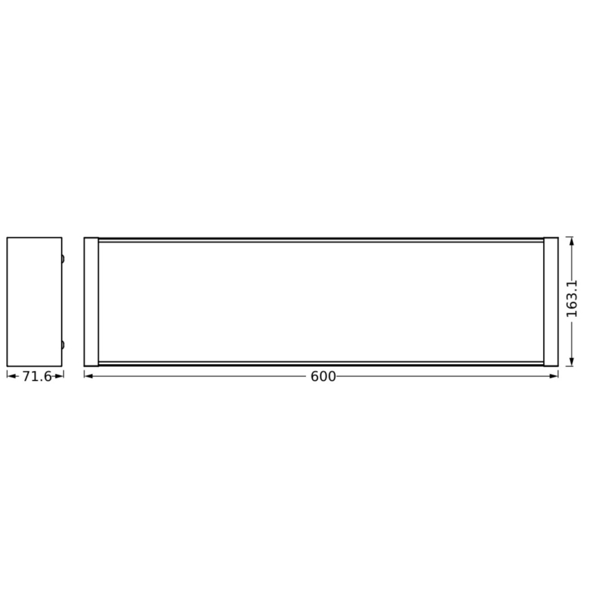 Ledvance - LED stropna svjetiljka za ugradnju OFFICE LINE LED/20W/230V 60 cm + daljinski upravljač