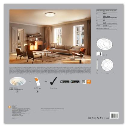 Ledvance - LED svjetiljka s mogućnošću prigušivanja SMART+ SPIRAL LED/40W/230V 3000K-6500K Wi-Fi