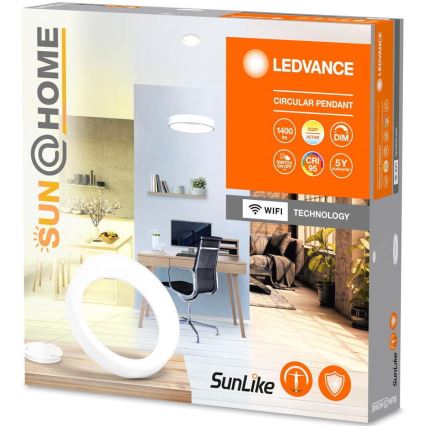 Ledvance - LED prigušivački luster na užetu SUN@HOME CIRCULAR LED/18,5W/230V Wi-Fi