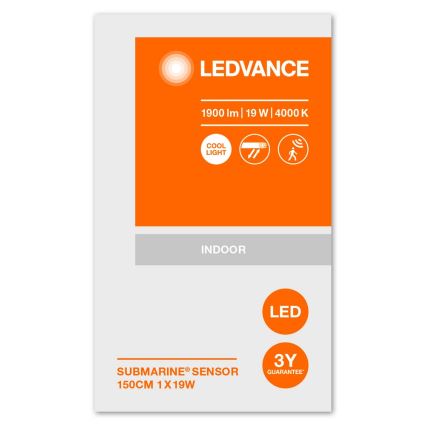 Ledvance - LED Radna svjetiljka sa senzorom SUBMARINE 1xG13/19W/230V IP65