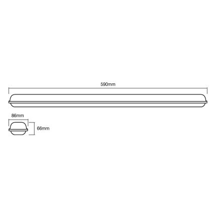 Ledvance - LED Radna svjetiljka SUBMARINE LED/18W/230V IP65