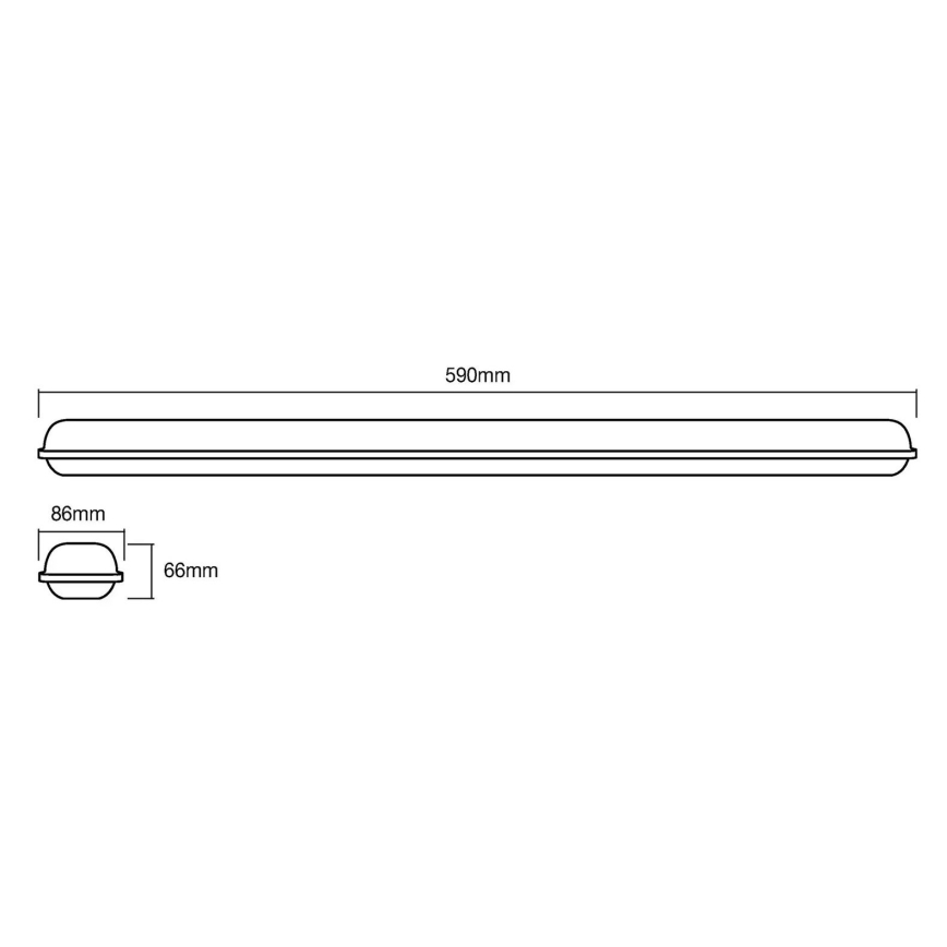 Ledvance - LED Radna svjetiljka SUBMARINE LED/18W/230V IP65