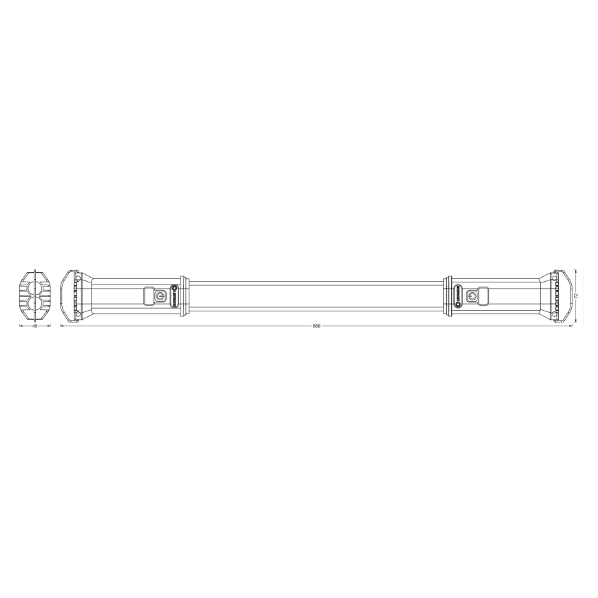 Ledvance - LED Radna svjetiljka TUBE LED/10W/5V IP54