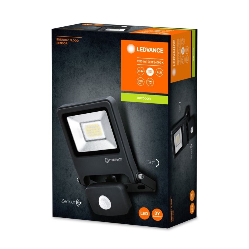 Ledvance - LED Reflektor ENDURA sa senzorom LED/20W/230V IP44