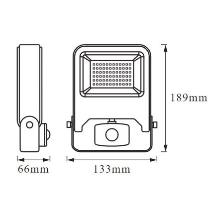 Ledvance - LED Reflektor ENDURA sa senzorom LED/20W/230V IP44