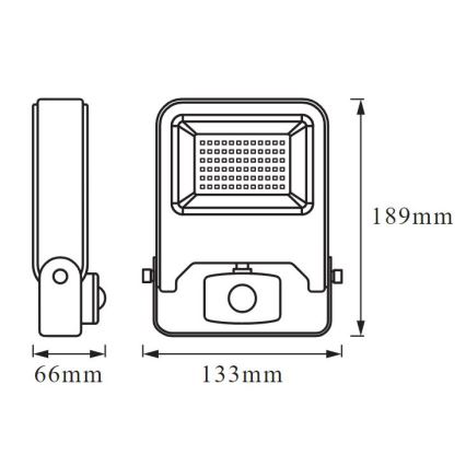 Ledvance - LED Reflektor sa senzorom ENDURA LED/20W/230V IP44