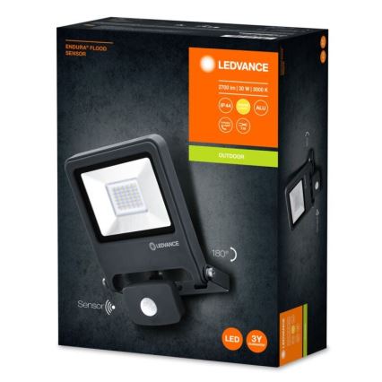 Ledvance - LED Reflektor sa senzorom ENDURA LED/30W/230V IP44