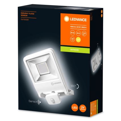 Ledvance - LED Reflektor sa senzorom ENDURA LED/50W/230V IP44