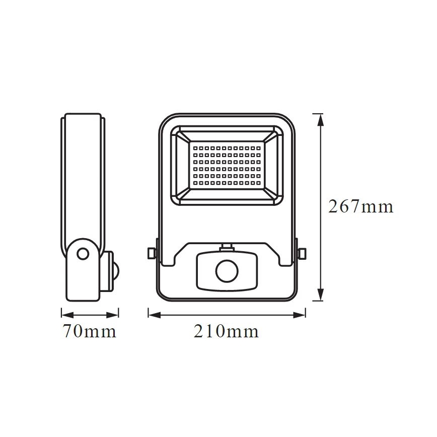 Ledvance - LED Reflektor sa senzorom ENDURA LED/50W/230V IP44