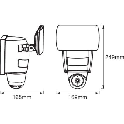 Ledvance - LED Reflektor sa senzorom i kamerom SMART+ LED/24W/230V IP44 Wi-Fi