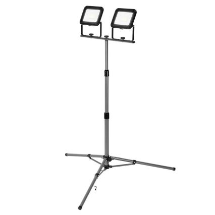 Ledvance - LED Vanjski reflektor sa stalkom WORKLIGHT TRIPOD 2xLED/30W/230V 6500K IP65