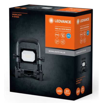 Ledvance - LED Vanjski reflektor WORKLIGHT R-STAND LED/10W/230V 6500K IP65