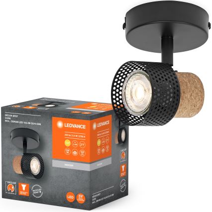 Ledvance - LED Reflektorska svjetiljka DECOR CORK 1xGU10/3,4W/230V