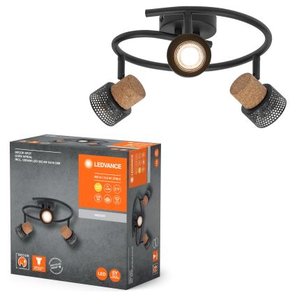 Ledvance - LED Reflektorska svjetiljka DECOR CORK 3xGU10/3,4W/230V